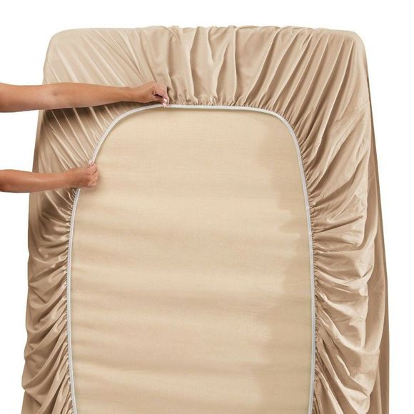 Sand Egyptian Comfort Bed Sheets 4 Piece! Sale! - Picture 3 of 3